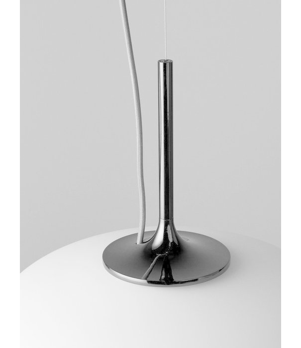 Gubi  Gubi - Stemlite pendant black-chrome Ø38
