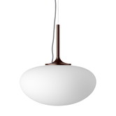 Gubi - Stemlite hanglamp zwart-rood Ø38