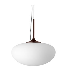 Gubi - Stemlite hanglamp zwart-rood Ø38