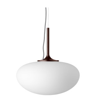 Gubi - Stemlite pendant black-red Ø38