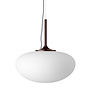 Gubi - Stemlite pendant black-red Ø38