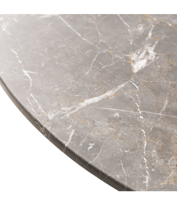 Vipp  Vipp -  494 Cabin table oak - grey marble top Ø130