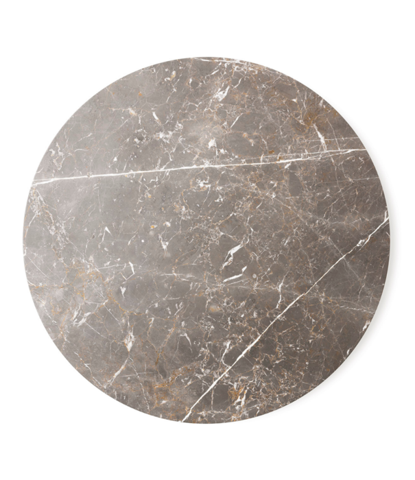 Vipp  Vipp - 494 Cabin table dark oak - marble top grey Ø130