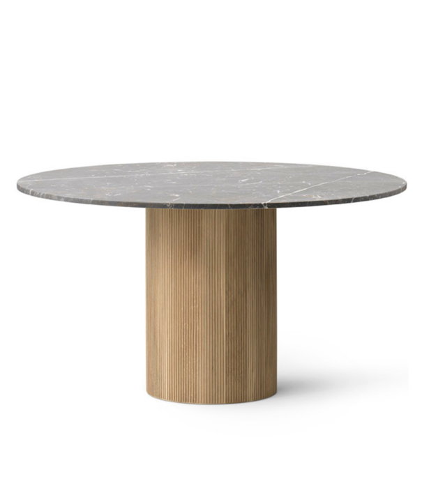 Vipp  Vipp -  494 Cabin table oak - grey marble top Ø130