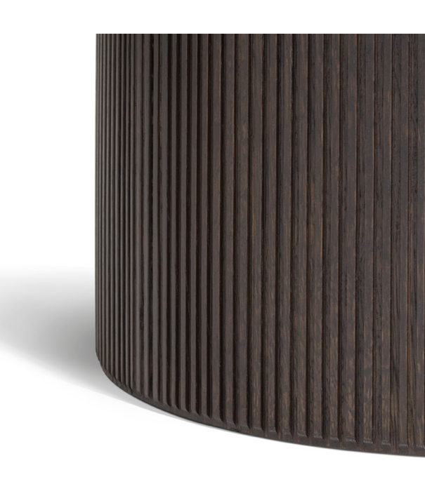 Vipp  Vipp - 494 Cabin table dark oak - top black marble Ø130