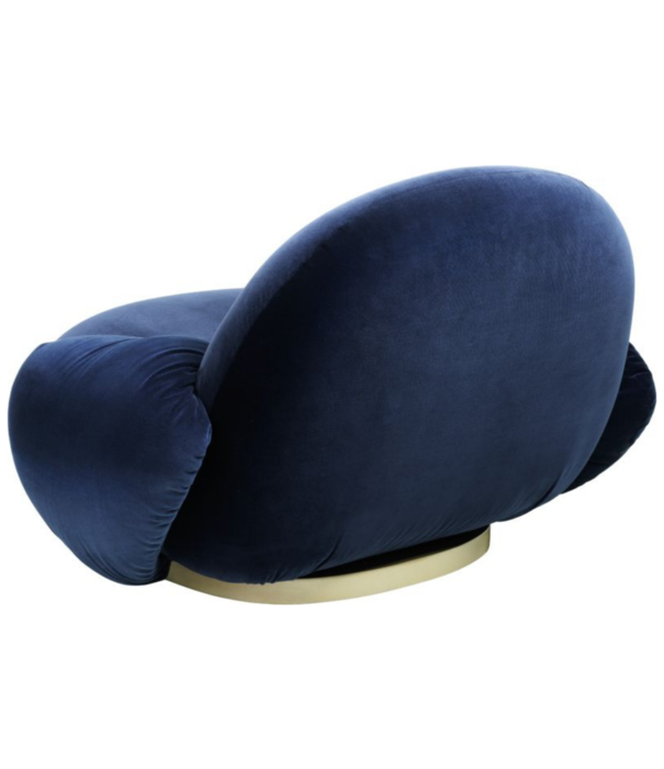 Gubi  Pacha Lounge Armstoel Gubi velours, swivel voet