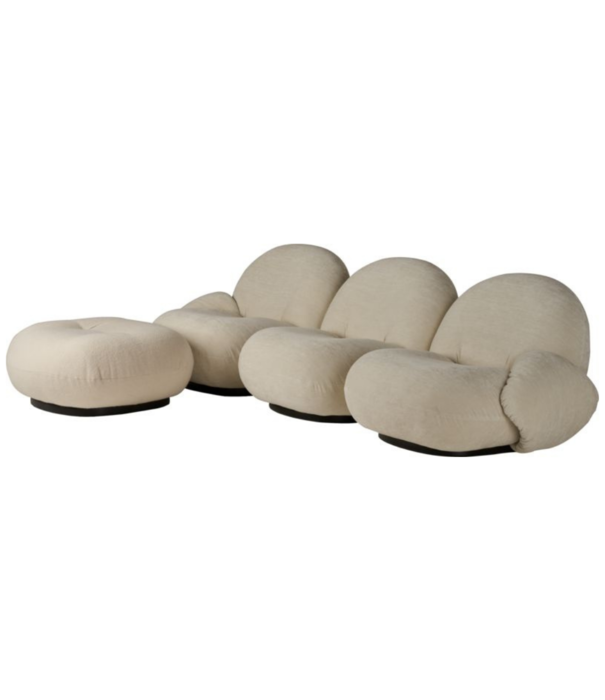 Gubi  Gubi - Pacha ottoman fully upholstered, swivel base