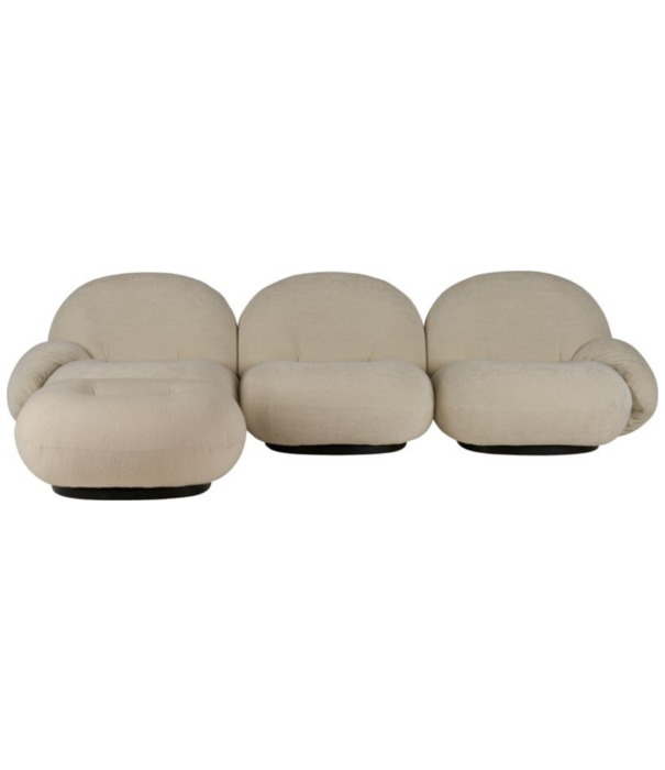 Gubi  Gubi - Pacha ottoman fully upholstered, swivel base