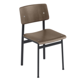 Muuto - Loft chair stained dark brown - black