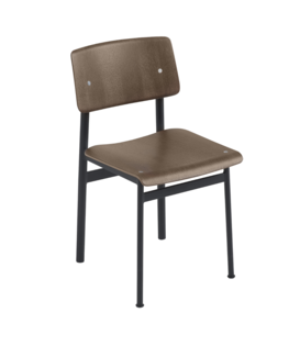 Muuto - Loft chair stained dark brown - black