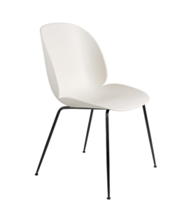 Beetle chair alabaster white - base black
