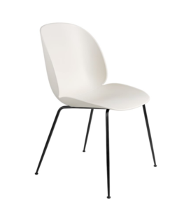 Gubi - Beetle chair alabaster white - base black