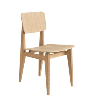 Gubi - C-chair eetkamerstoel houtfineer