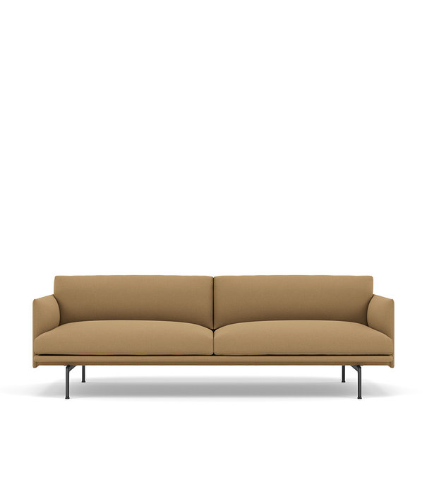 Muuto  Muuto - Outline Studio 2 seater sofa - base black