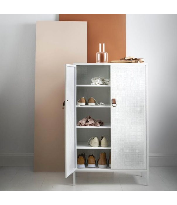 Maze  Maze Francis Cabinet metal, leather, brass