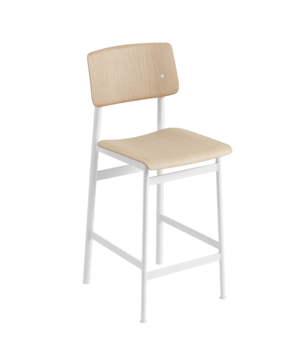 Muuto  Muuto - Loft bar stool - stained dark brown/black