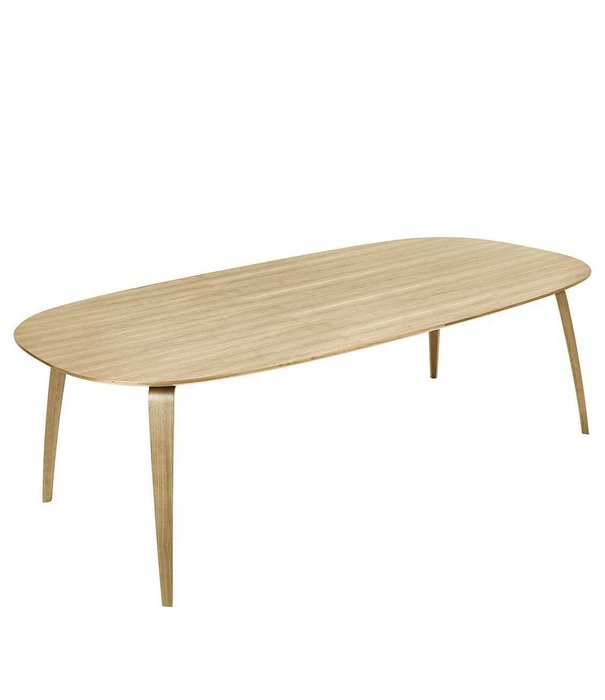 Gubi  Gubi -  Elliptical dining table 120 x 230