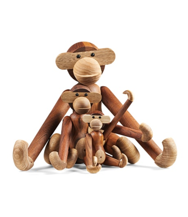 Kay Bojesen  Monkey Medium, teak / limba