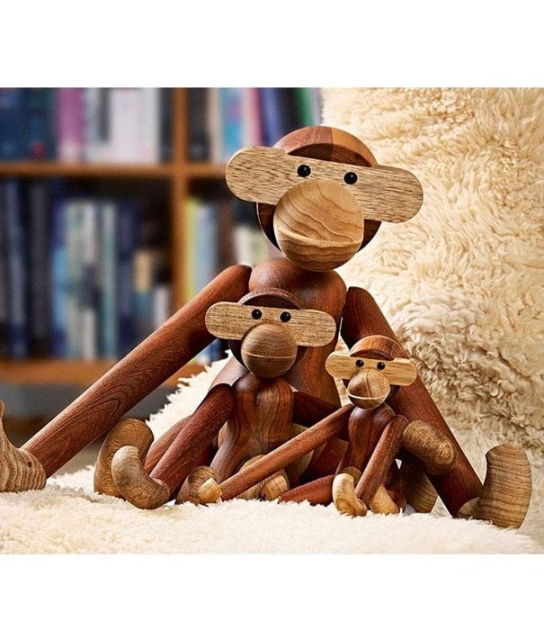 Kay Bojesen  Monkey Medium, teak / limba
