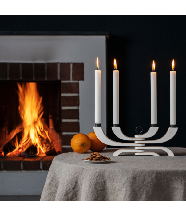 Design House Stockholm  Design House Stockholm - Nordic Light 4 arm candle holder grey