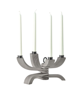 Design House Stockholm - Nordic Light Grey candle holder