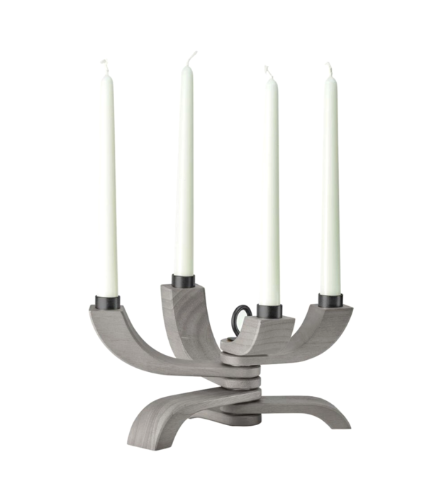 Design House Stockholm  Design House Stockholm - Nordic Light grey candle holder