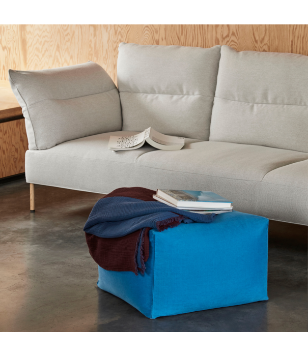 Hay  Hay - Pandarine 2 seater sofa with cylindrical armrest