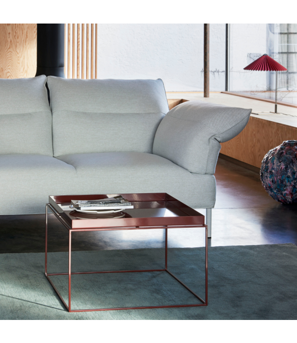 Hay  Hay - Pandarine 2 seater sofa with cylindrical armrest