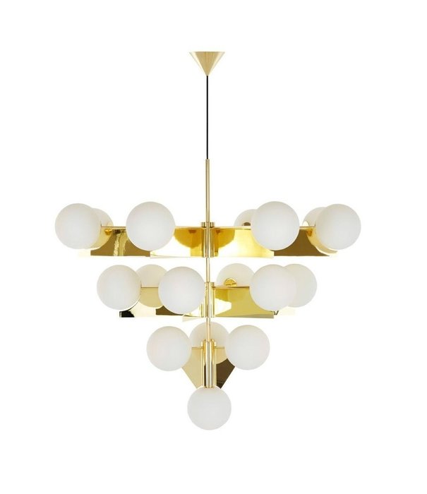 Tom Dixon  Tom Dixon - Plane chandelier gold Ø106