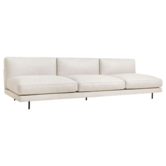 Gubi - Flaneur 3-seater Sofa no arm 270 x 100