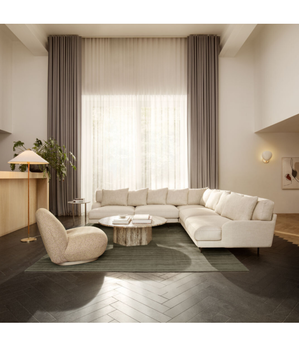 Gubi  Gubi - Flaneur chaise longue module - right arm