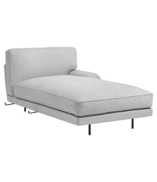 Gubi - Flaneur chaise longue module - arm rechts