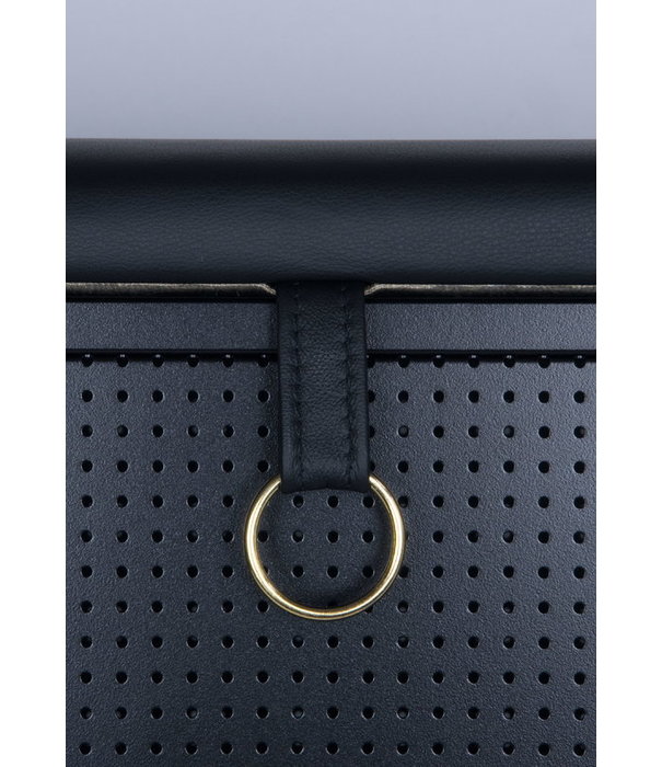 Maze  Maze  Frank Storage Bench black, black leather