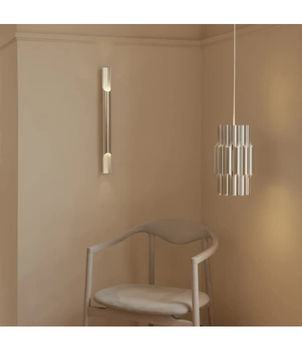 Lyfa  Peanut Pendant opal glass, brass