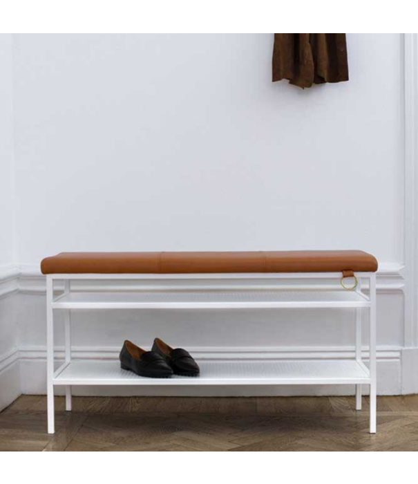 Maze  Maze Nancy Shoe Shelf Bench black, black leather