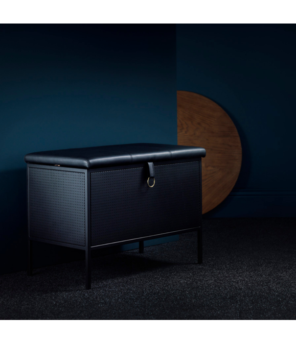 Maze  Maze Nancy Shoe Shelf Bench black, black leather