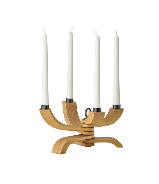 Design House Stockholm  Design House Stockholm - Nordic Light 4 arm candle holder white