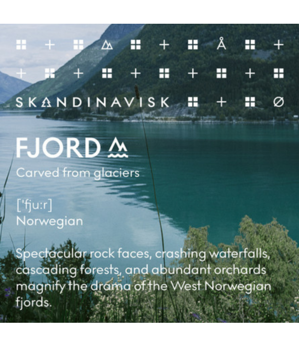 Skandinavisk  Skandinavisk - Fjord geurkaars 200g