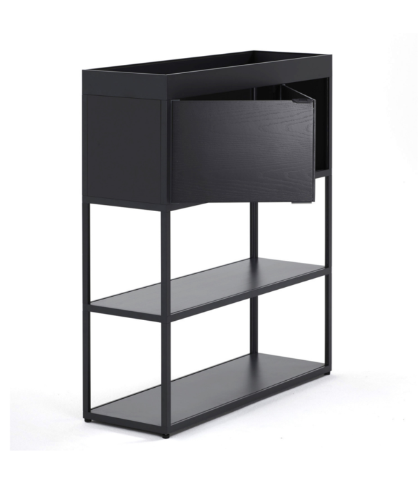Hay  Hay - New Order dressoir charcoal 4 laags met sliding door en tray top
