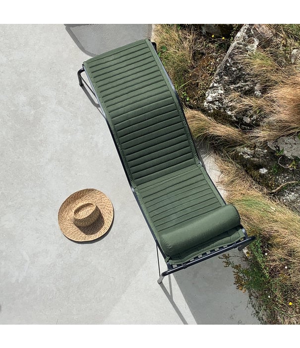 Hay  Palissade Chaise Longue Hoofdkussen en plaid