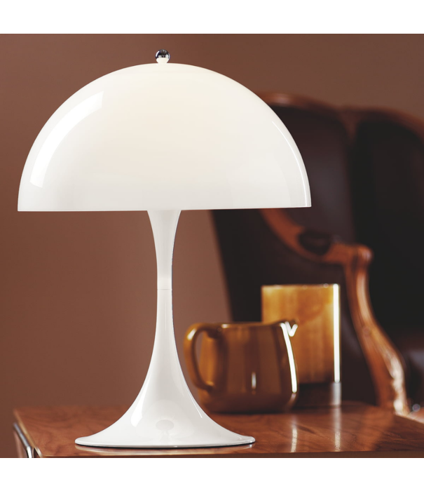 Louis Poulsen  Louis Poulsen - Panthella 400 tafellamp wit opaal acryl