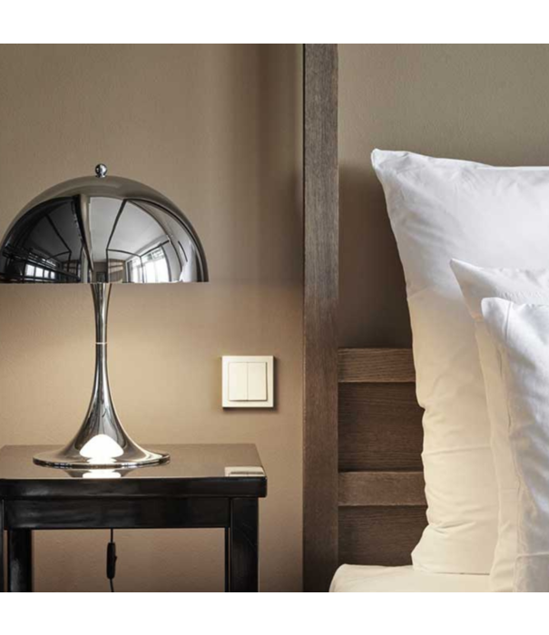 Louis Poulsen  Louis Poulsen - Panthella 320 tafellamp wit opaal acryl