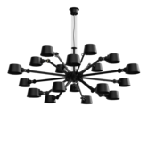 Bolt chandelier 18 arm