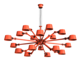 Bolt chandelier 18 arm