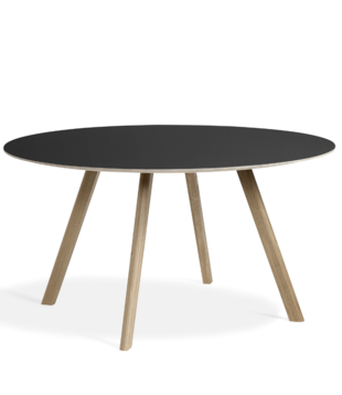 Hay - Cph 25 round dining table soaped oak - Ø140