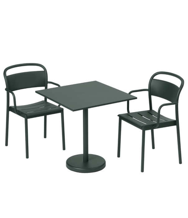 Muuto  Muuto Outdoor - Linear Steel Café table 70 x 70