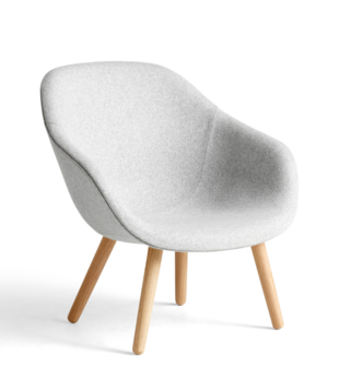 Hay AAL 82 Lounge chair upholstered, oak base