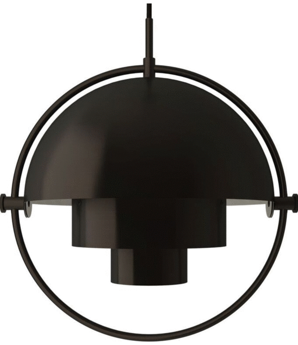 Gubi  Multi - Lite Hanglamp zwart messing