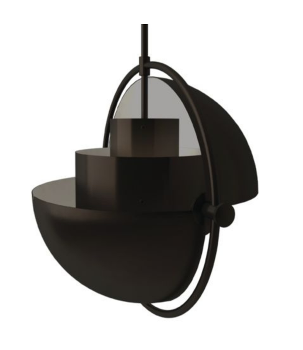 Gubi  Gubi Multi - Lite Hanglamp zwart messing / zwart messing Ø32