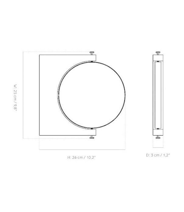 Audo Pepe Marble Wall Mirror